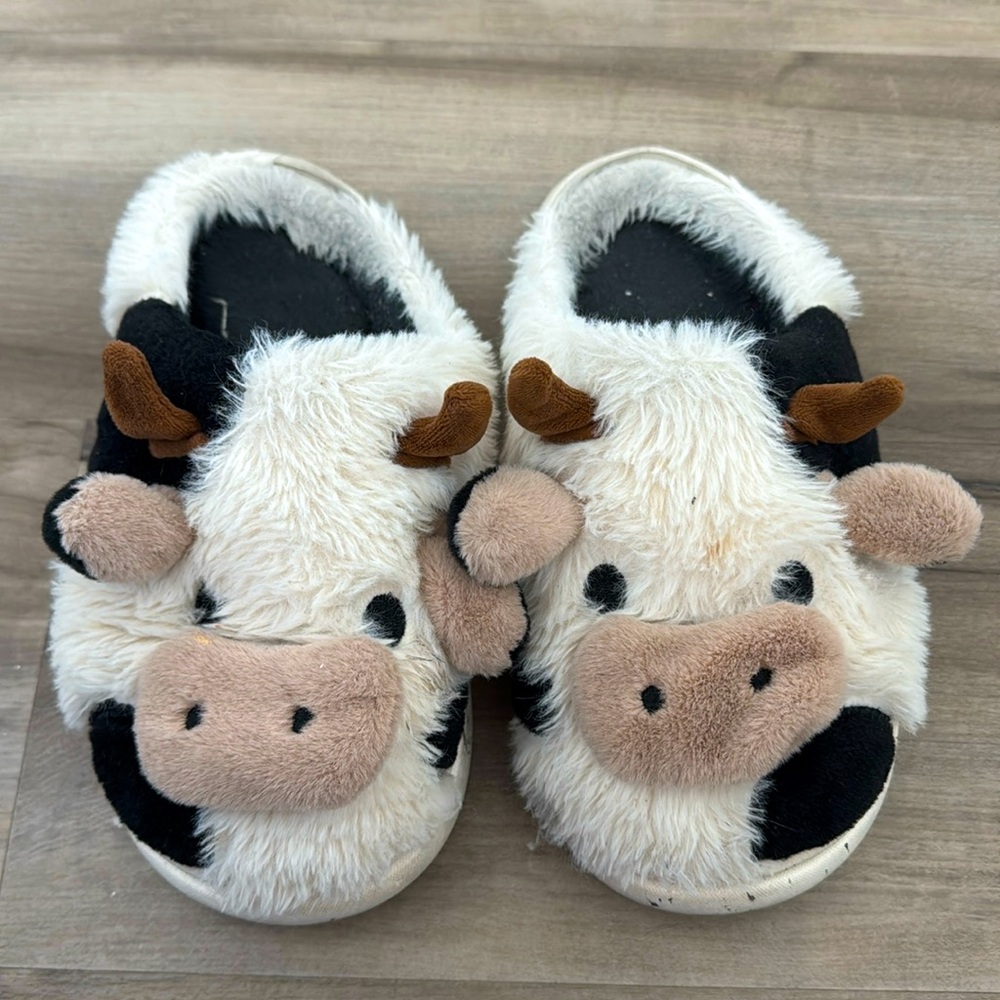 Cow Slippers